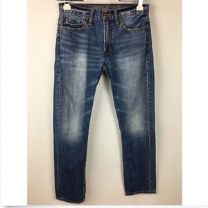 American Eagle 29X30 Slim Leg Distressed Jeans